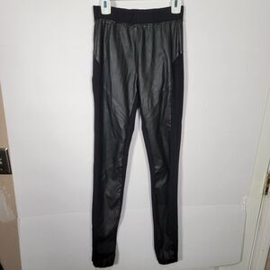 Cello Jeans Faux Leather Stretchy Leggings Women's Small Black Stylish Comfort